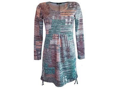 Barevná tunika ze svetroviny - vel.44